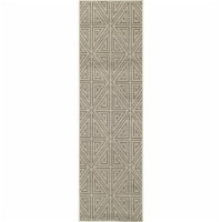 Momeni Baja 2'3 X 7'6 Transitional Runner Rug in Taupe