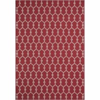 Momeni Baja Red Trellis Area Rug