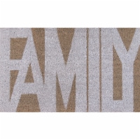Novogratz Aloha Family Grey Doormat
