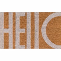 Novogratz Aloha White Hello Doormat