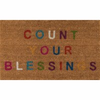 Novogratz Aloha Multi Count Your Blessings Doormat