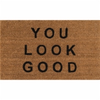 Novogratz Aloha Natural You Look Good Doormat
