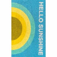 Novogratz Aloha Multi Hello Sunshine Outdoor Doormat