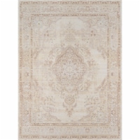 Momeni ISABEISA-1IVY2030 Isabella Machine Made 100 Percent Polyester Rectangle Rug, Ivory - 2 Perspective: Main