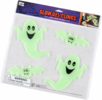 Mello Smello Ghost and Bat Glow Gel Clings - Green/Black Perspective: Main
