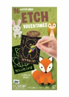 Mello Smello Woodland Animal Etch Valentine Card Kit Perspective: Main