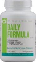 Universal Nutrition Daily Formula Multivitamin Tablet Perspective: front