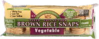 Edward & Sons Brown Rice Snaps Vegetable Flavor