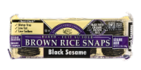 Edward & Sons Black Sesame Brown Rice Snaps