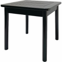 Jack Post Windsor 18 In. Black Hardwood End Table JPC-914B