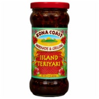 Kona Coast Island Teriyaki Marinade and Grilling Sauce
