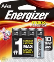 Energizer® Max® AA Alkaline Batteries Perspective: Main
