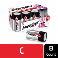 Energizer Max Alkaline C Batteries Perspective: Main