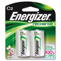 Energizer Rechargeable C Batteries (2 Pack), C Cell Batteries Perspective: Main