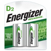 Energizer Rechargeable D Batteries (2 Pack) D Cell Batteries Perspective: Main