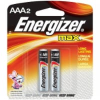 Energizer MAX AAA Alkaline Batteries 2 pk Carded - Total Qty: 12; Each Pack Qty: 2; Total