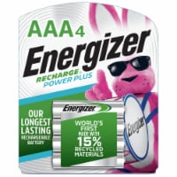 Energizer Power Plus Rechargeable NiMH AAA Batteries - 4 Pack