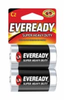 Eveready Super Heavy Duty Carbon Zinc C Batteries - 2 Pack Perspective: Main