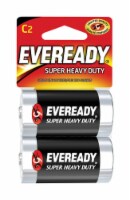 Eveready Super Heavy Duty Alkaline Batteries - 2 Pack - C