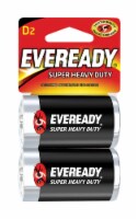 Eveready Super Heavy Duty Alkaline Batteries - 2 Pack - D