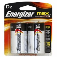 Energizer Max Alkaline D Batteries - 2 Pack Perspective: Main