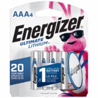Energizer® Ultimate Lithium™ AAA Batteries - 4 Pack Perspective: Main