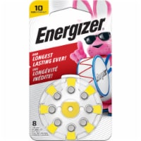Energizer Hearing Aid Zinc Air 10 Batteries - 8 Pack