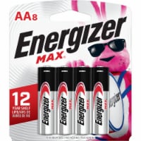 Energizer Max Alkaline AA Batteries - 8 Pack