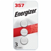 Energizer 357/303 Batteries (3 Pack) 1.5V Silver Oxide Button Cell Batteries