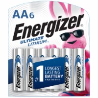 Energizer Ultimate Lithium AA Batteries - 6 Pack Perspective: Main