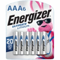 Energizer Ultimate Lithium AAA Batteries - 6 Pack Perspective: Main