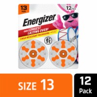 Energizer Hearing Aid Batteries Size 13, Orange Tab Perspective: Main
