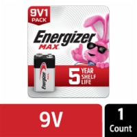 Energizer MAX 9V Batteries , 9 Volt Alkaline Batteries Perspective: Main