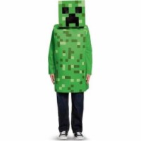Disguise DG65642G Minecraft Creepr Classic Costume for Children, Green - Size 10-12