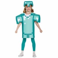 Disguise DG65645G Childs Minecraft Armor Classic Costume, Size 10-12