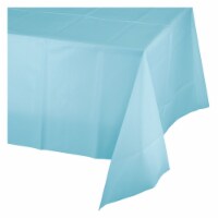 Celebrations Plastic Tablecloth - Blue Perspective: Main