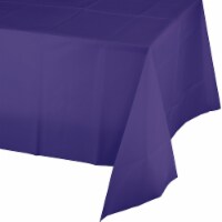 James Paul Products Plastic Table Cover - Purple Perspective: Main