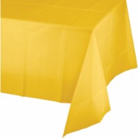 James Paul Products Plastic Tablecloth - Yellow Perspective: Main