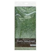 Creative Converting All Over Print Plastic Table Cover - Green Perspective: Main