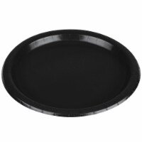 Creative Converting Black Velvet 9 Round Dinner Plates 24 Pack (47134B)