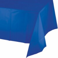 James Paul Products Plastic Tablecloth - Cobalt Perspective: Main
