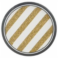 Party Creations Luncheon Plate Pack - Black Gold Perspective: Main