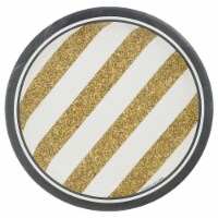 Party Creations Luncheon Plate Pack - Black Gold Perspective: Main