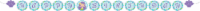 Creative Converting Mermaid Friends Happy Birthday Banner Perspective: Main