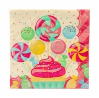 Creative Converting Candy Bouquet Luncheon Napkins Perspective: Main