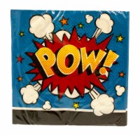Creative Converting Superhero Slogans Beverage Napkins Perspective: Main