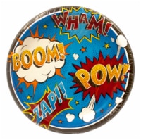 Hoffmaster Group Superhero Slogans Dinner Plate Perspective: Main