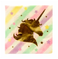 Creative Converting Unicorn Beverage Paper Napkins