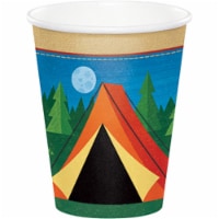 Creative Converting 329319 9 oz Camp Out Hot & Cold Paper Cups, 8 Count