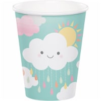 James Paul Products Sunshine Baby Shower Hot & Cold Cups - Happy Clouds Perspective: Main